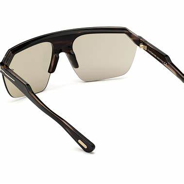 Tom Ford FT0797 56A Herren-Sonnenbrille - Gestell Havanna, rauchfarbene Gläser