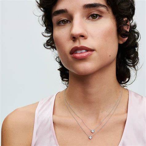 Pandora 393207C00-45 Forever & Always Splittable Corazón Collares