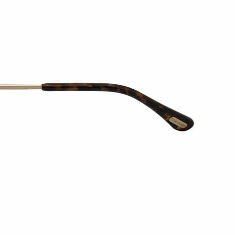 Tom Ford FT0734-H 28N Gafas de sol para hombre - montura oro rosa brillante, lentes verdes