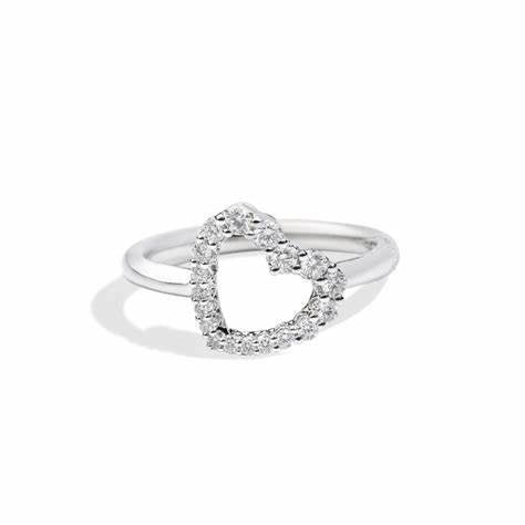 RECARLORecarlo Anniversary Heart Ring R01CU009/031 - 18K White Gold, 0.31ct DiamondsJEWELRYEcecile