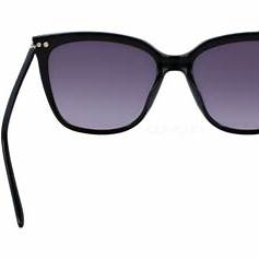 Calvin Klein CK22532S 001 56 Women's Cat-Eye Sunglasses - Black Frame, Purple Gradient Lenses