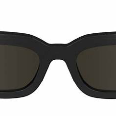 Calvin Klein CK24511S 001 52 Unisex Sunglasses - Black Frame, Geometric Design