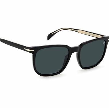DAVID BECKHAMDavid Beckham DB 1076/S 807 - KU Sunglasses - Black Frame, Blue LensesEYEWEAREcecile