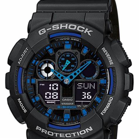 CASIO G - SHOCKCasio G - SHOCK GA - 100 - 1A2ER Men's Analog - Digital Watch - Black Resin StrapWATCHESEcecile