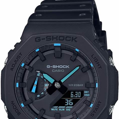 Casio G-SHOCK GA-2100-1A2ER Analog-Digital-Uhr für Herren - schwarzes Harzband