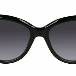 Calvin Klein CK21709S 001 56 Women's Cat-Eye Sunglasses - Black Frame, Grey Gradient Lenses