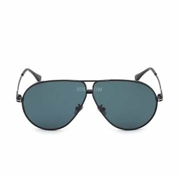 Tom Ford FT0734-H 01N Gafas de sol para hombre - montura negro brillante, lentes verdes
