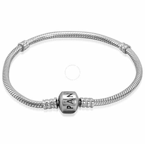 PANDORAPandora 590702HV - 19 Moments Snake Chain Bracelet - Sterling Silver, 19 cmBIJOUXEcecile