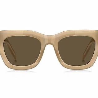 BOSS 1520/S 10A-70 Women's Sunglasses - Beige Frame, Brown Lenses