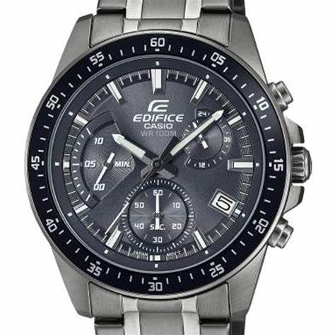 CASIO EDIFICECasio Edifice EFV - 540DC - 1CVUEF Men's Black Ion - Plated Stainless Steel Chronograph WatchWATCHESEcecile