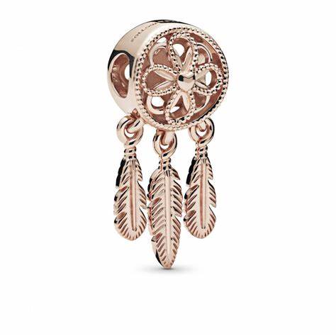 PANDORAPandora 787200C00 Spiritual Dreamcatcher Charm - 14k Rose Gold - PlatedBIJOUXEcecile