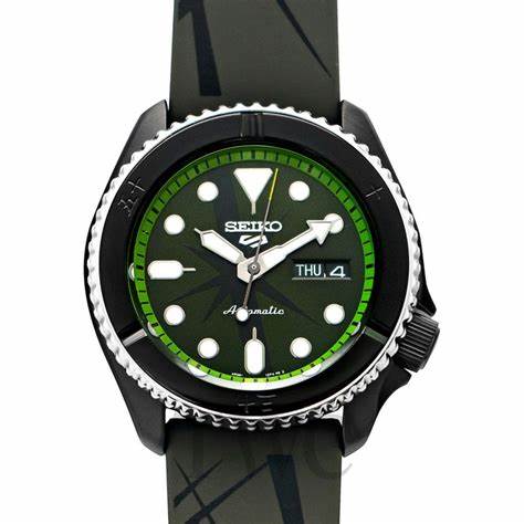 Seiko 5 Sports SRPH67K1 Herren-Automatikuhr, grünes Zifferblatt, limitierte Auflage