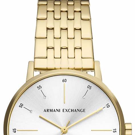 Armani Exchange AX5579 Women's Gold-Tone Stainless Steel Watch