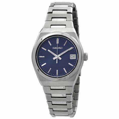 SEIKOSeiko SUR575P1 Women's Quartz Watch, Blue Dial, Stainless Steel BraceletWATCHESEcecile