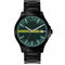 Armani Exchange AX2450 Reloj Hombre - Pulsera Acero Negro, Esfera Verde