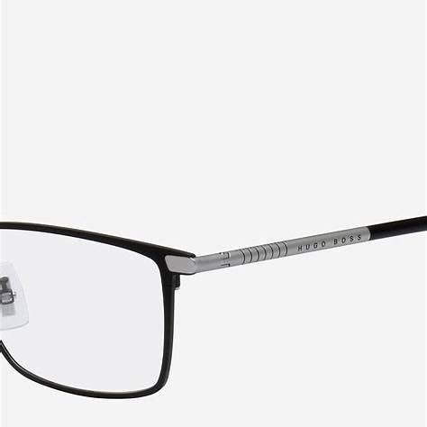 BOSSBOSS 1226/F 003 Men's Eyeglasses - Matte Black Titanium Frame, Rectangular ShapeEYEWEAREcecile