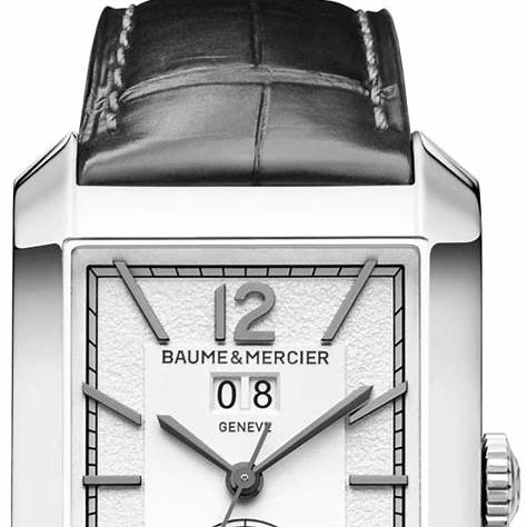 Baume & Mercier Hampton Automatic 10523 Men's Watch, Silver Dial, Black Alligator Strap