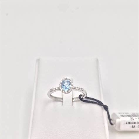 RECARLORecarlo R33CG251_AQ Women's Aquamarine & Diamond Ring - 18K White GoldJEWELRYEcecile