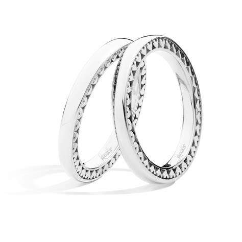 RECARLORecarlo W14FD005/B012 - 13 Women's 18K White Gold Wedding Band with DiamondsJEWELRYEcecile