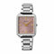 Seiko SWR077P1 Reloj cuarzo mujer, esfera rosa, brazalete acero