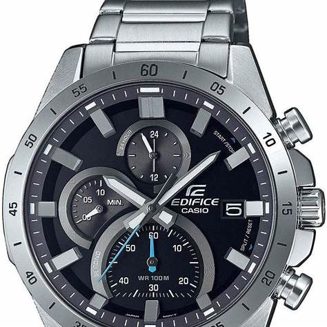CASIO EDIFICECasio Edifice EFR - 571D - 1AVUEF Men's Stainless Steel Chronograph Watch with Black DialWATCHESEcecile