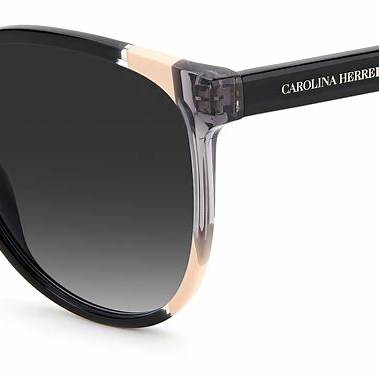 Carolina Herrera CH 0063/S KDX 9O 58 Women's Sunglasses - Black Frame, Grey Gradient Lenses