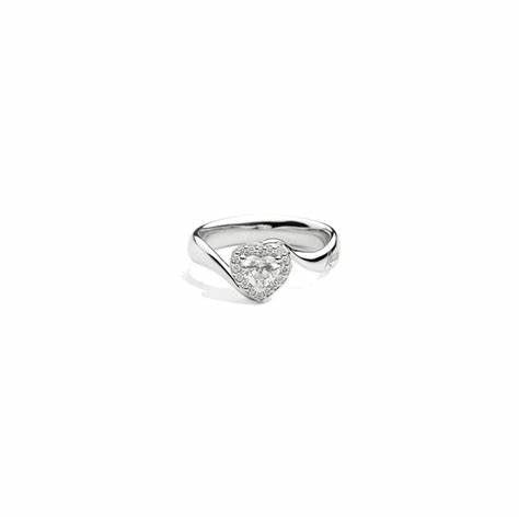 RECARLORecarlo R67SC002/040 Women's Heart - Shaped Diamond Ring - 18K White Gold, 0.40ctJEWELRYEcecile