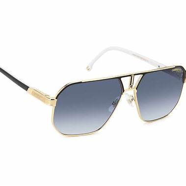 CARRERACarrera 1062/S 2M2 - 08 Unisex Sunglasses - Black/Gold Frame, Dark Blue Gradient LensesEYEWEAREcecile