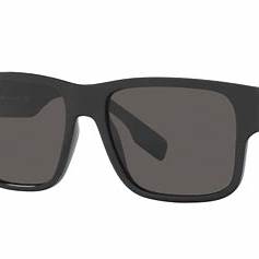 Burberry Knight BE4358 3001/87 Gafas de Sol Hombre - Montura Negra, Lentes Gris Oscuro