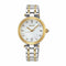 SEIKOSeiko SRZ532P1 Women's Quartz Watch, Mother of Pearl Dial, Two - Tone Stainless Steel BraceletWATCHESEcecile