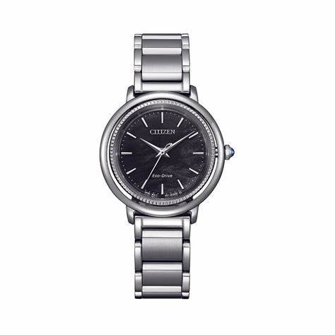 CITIZENCitizen L EM1100 - 84H Women's Eco - Drive Watch - 31mm Black Mother of Pearl Dial, Stainless Steel Bracelet ProductWATCHESEcecile