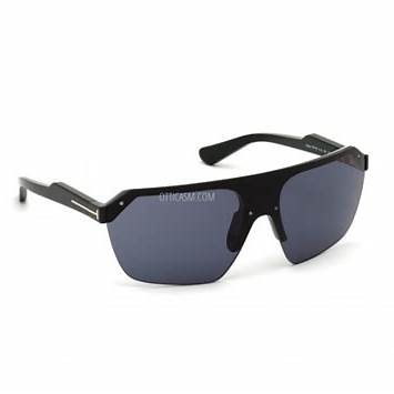 Tom Ford FT0797 01A Gafas de sol para hombre - montura negro brillante, cristales ahumados