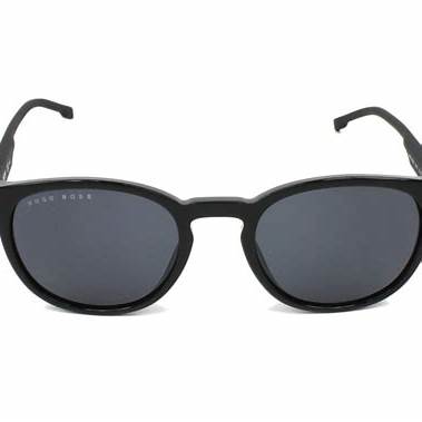 BOSS 0922/S 807-IR Men's Sunglasses - Black Frame, Grey Lenses