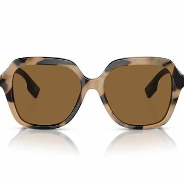 Burberry Joni BE4389 3501/73 Gafas de Sol de Mujer - Montura Habana, Lentes Marrones