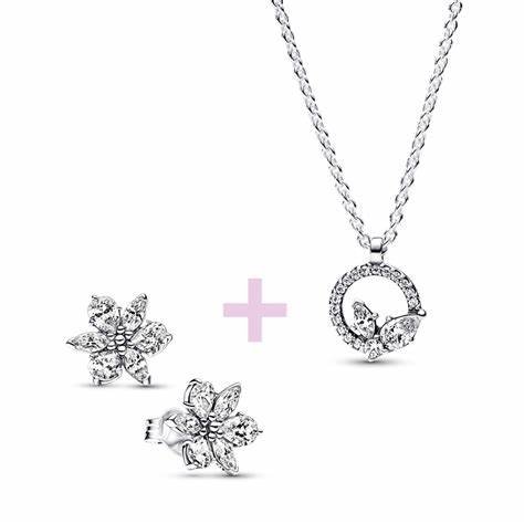 PANDORAPandora 292633C01 Sparkling Herbarium Cluster Stud Earrings - Sterling SilverBIJOUXEcecile