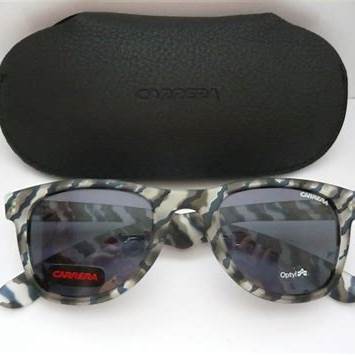 CARRERACarrera 6000 889 - KU Unisex Sunglasses - Camouflage Frame, Blue Lenses, 50mmEYEWEAREcecile