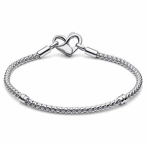 PANDORAPandora 592453C00 - 20 Moments Studded Chain Bracelet - Sterling Silver, 20 cmBIJOUXEcecile