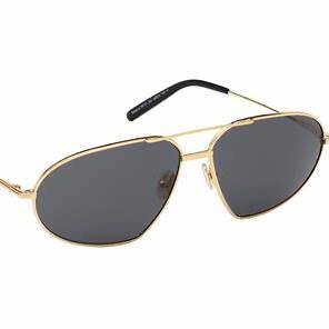 Tom Ford FT0771 30A Gafas de sol para hombre - montura dorada brillante, cristales ahumados
