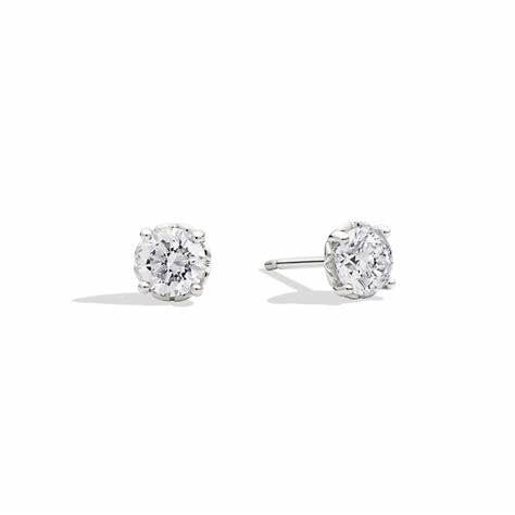 RECARLORecarlo E01PX014/064 18K White Gold Diamond Stud EarringsJEWELRYEcecile
