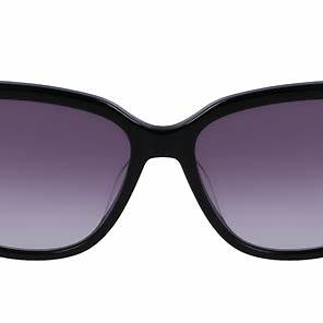 Calvin Klein CK22532S 001 56 Women's Cat-Eye Sunglasses - Black Frame, Purple Gradient Lenses