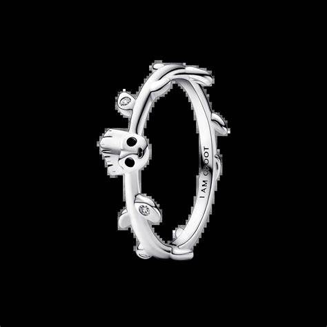 Pandora 192566C01-54 Marvel Guardianes de la Galaxia Groot Hoja Anillo - Tamaño 54