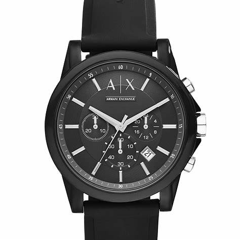 A|X ARMANI EXCHANGEArmani Exchange AX1422 Men's Watch - Black Stainless Steel Bracelet, Black DialWATCHESEcecile