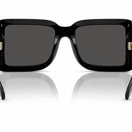 Burberry BE4406U 4093/87 Women's Sunglasses – Black Frame, Dark Gray Lenses