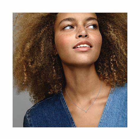PANDORAPandora 393014C01 - 45 Triple Stone Heart Collier Necklace - Sterling Silver, 45 cmBIJOUXEcecile