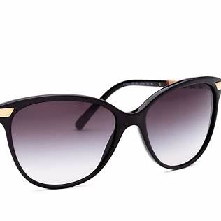 Burberry BE4216 3001/8G Occhiali da sole da donna - Montatura nera, lenti grigio sfumato