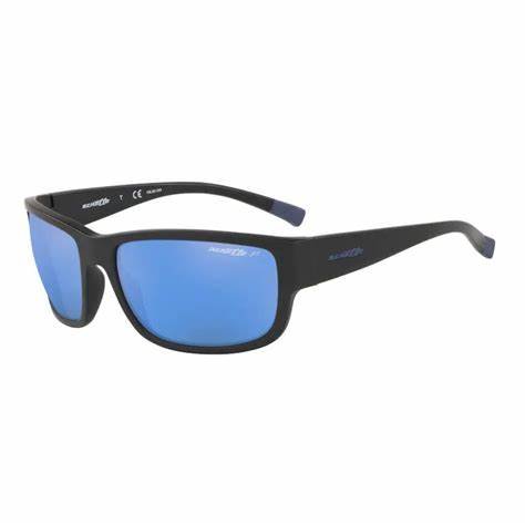 ARNETTEArnette Bushwick AN 4256 01/22 62 Unisex Sunglasses - Matte Black Frame, Blue Mirror LensesEYEWEAREcecile