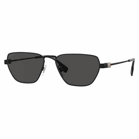 Burberry BE3146 110971 Unisex-Sonnenbrille - Rahmen in Hellgold, Gläser in Dunkelgrün
