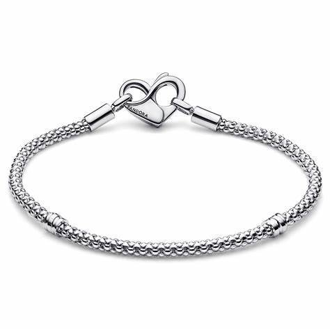 PANDORAPandora 592453C00 - 19 Moments Studded Chain Bracelet - Sterling Silver, 19 cmBIJOUXEcecile