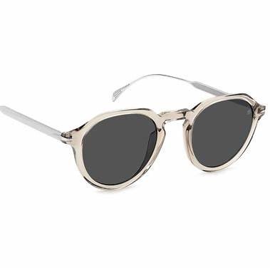 DAVID BECKHAMDavid Beckham DB 1098/S 79U - IR 49 Men's Sunglasses - Mud Grey Frame, Grey LensesEYEWEAREcecile