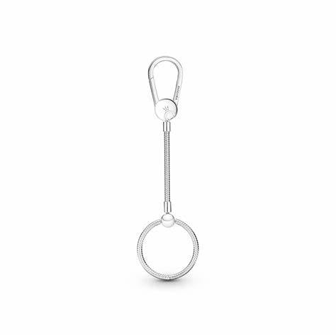 Pandora 399571C00 Moments Bolsa Mediana Sujetador de Dije - Plata de Ley